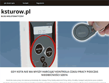 Tablet Screenshot of ksturow.pl